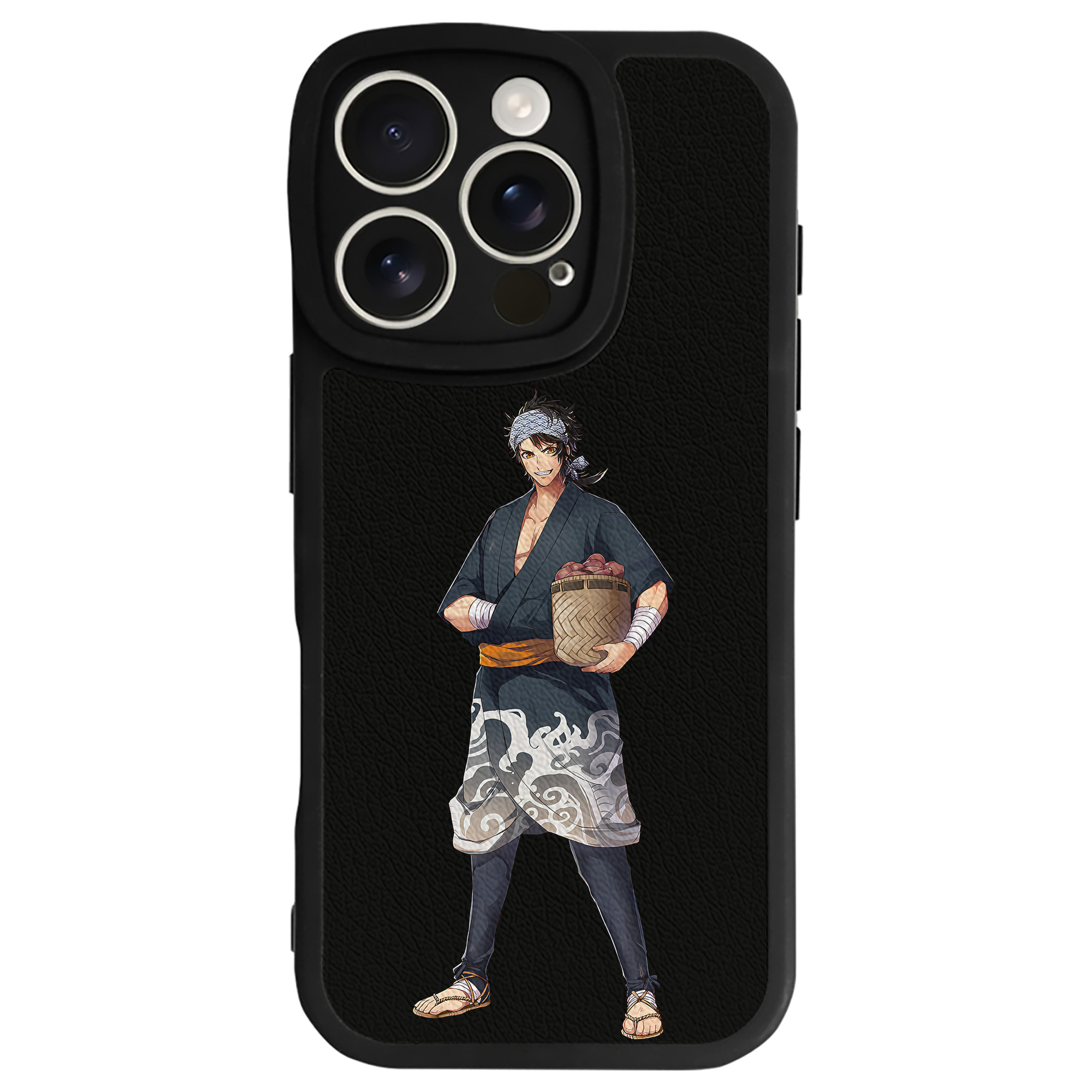 （画像用） 刀剣乱舞 Touken Ranbu 【iPhone 16シリーズ対応】シリコンスマホケース（レザー調） 材質：シリコン
